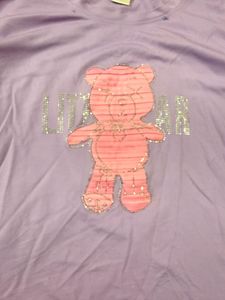 Cute Purple Bear Long Sleeve T-Shirt