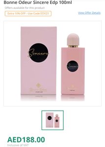 Bonne Odeur Sincere EDP -100 Ml