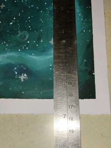 Handmade Space Nebula Painting