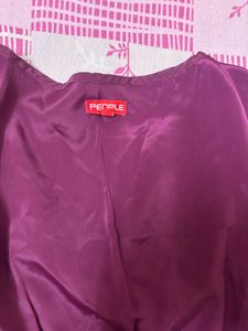 Elegant Plum Sheath Dress