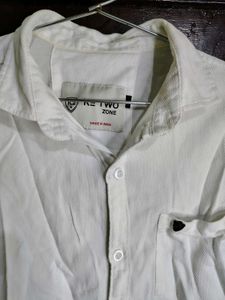 Pure White Formal Mens Shirt