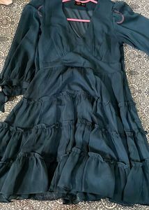 navy cute party dress