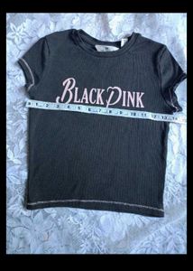 Black Pink Graphic Tee