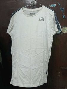 Kappa White T-Shirt with Logo