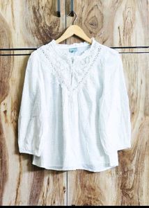 Off White Cotton Tunic
