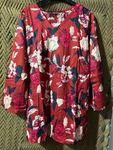 Boho Floral Print Kurti