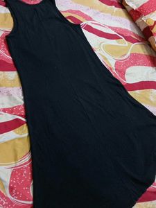 Cute Mickey &amp; Minnie Mouse Black Dress