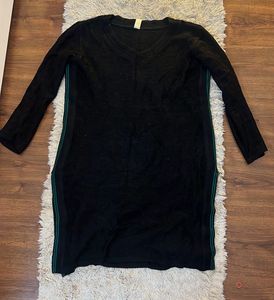 Warm Black Long Sleeve Kurta