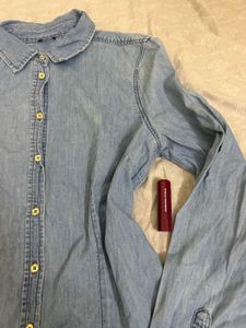 Classic Light Wash Denim Shirt