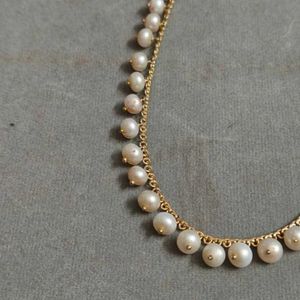 freshwater pearl short choker