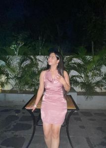 Satin Cowl Neck backless Mini Dress