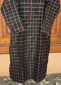 Black Straight Kurti