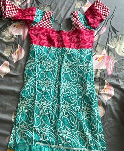 Colorful Ethnic Kurta needs a bit fitting