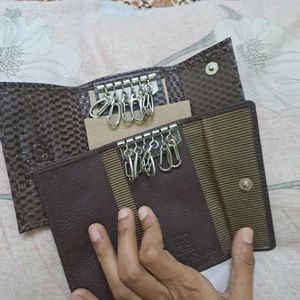 Brown Leather Key Holders