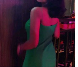 Emerald Green Slip Dress