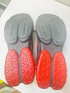 Balmain Red &amp; Black Sneakers