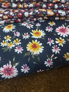 3 pieces in 1 price 300. Floral Print Fabric Set