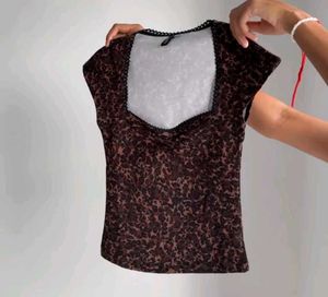 cheetah print IT Girl Top