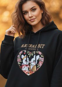Floral Heart Graphic Hoodie