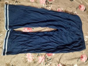 Embroidered Navy Blue Kurta set