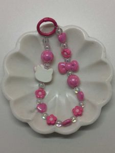 Cute Hello Kitty Beaded Bag Charm