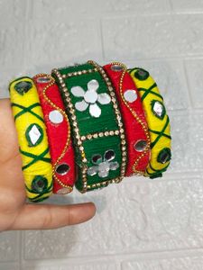 Colorful Handmade Bangles| Navratri special bangle