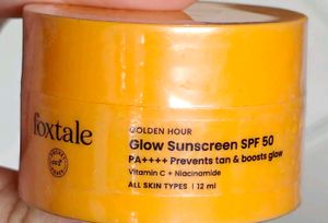 Foxtale Golden Hour Glow Sunscreen SPF 50