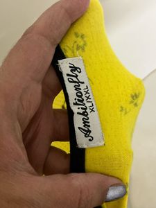 Pintresty Yellow Floral Mini Dress