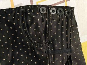 Stylish Black Printed Pants