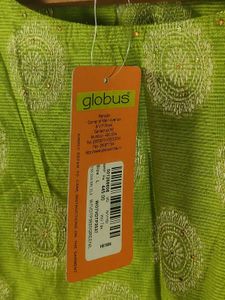 Globus Green Printed Sleeveless Top