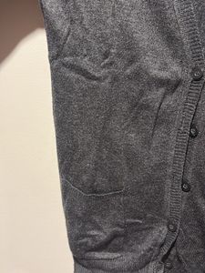 Classic Grey V-Neck Cardigan