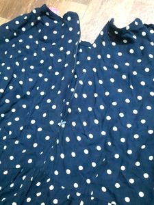 Chic Polka Dot Maxi Dress size S