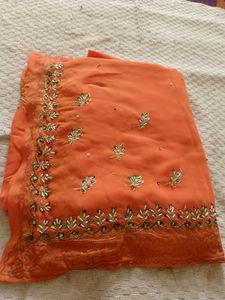 Unstitched Lahenga Blouse Fabric And Duptta