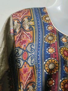 Untouched|PLUSS Sized|Branded Ethnic Midi Dress