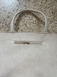 White Studded Tote Bag