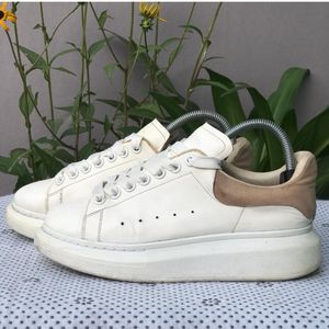 Alexander McQueen White Leather Oversized Sneakers