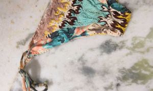 Boho Crochet Trim Bikini Bottoms