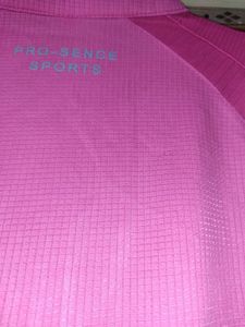 Unisex Pink Sports Performance T-Shirt | S | 38"