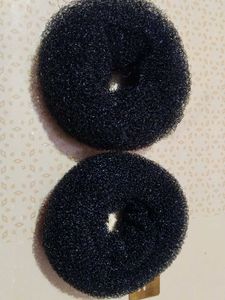 Black Hair Donut Bun Maker Set