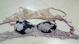 Clovia Lace Trimmed Bras