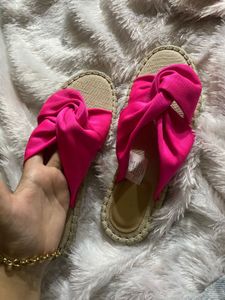 H&amp;M Pink Bow 🎀 Pinteresty Espadrille Flats