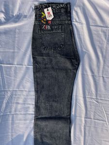 Ripped Wide Leg Jeans