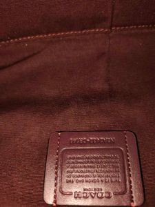 Original Coach Black Pebbled Leather Shoulder Bag