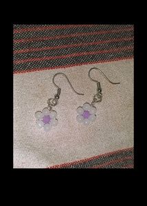 Flower Beaded Earrings