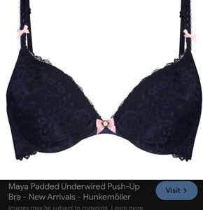 Hunkemoller Maya Push-Up Bra with brief 👍