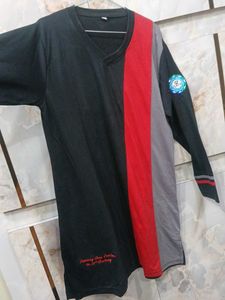 Long Sleeve V-Neck Tunic Top