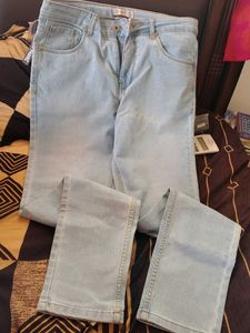 Light Blue Stretch Denim Jeans