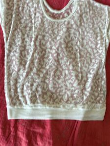 Women’s Net Top - White