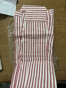 Striped Polo Shirt branded size L pure cotton