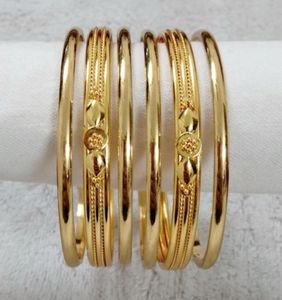 Heavy Gold Plated Set of 6 Beautiful Bangles